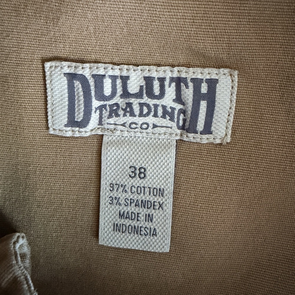 Mens Duluth Trading Flex Fire Hose Shorts Utility Workwear Brown Size 38 Canvas - Picture 3 of 10